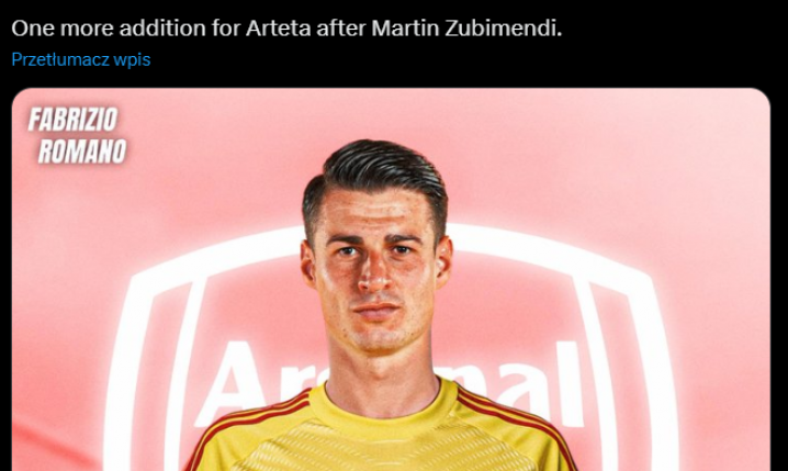 HERE WE GO! Arsenal ma NOWEGO BRAMKARZA!
